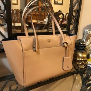 Tan Tory Burch Tote